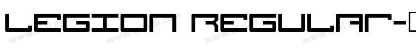 Legion Regular字体转换